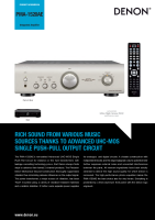Denon PMA-1520AE-Brochure 